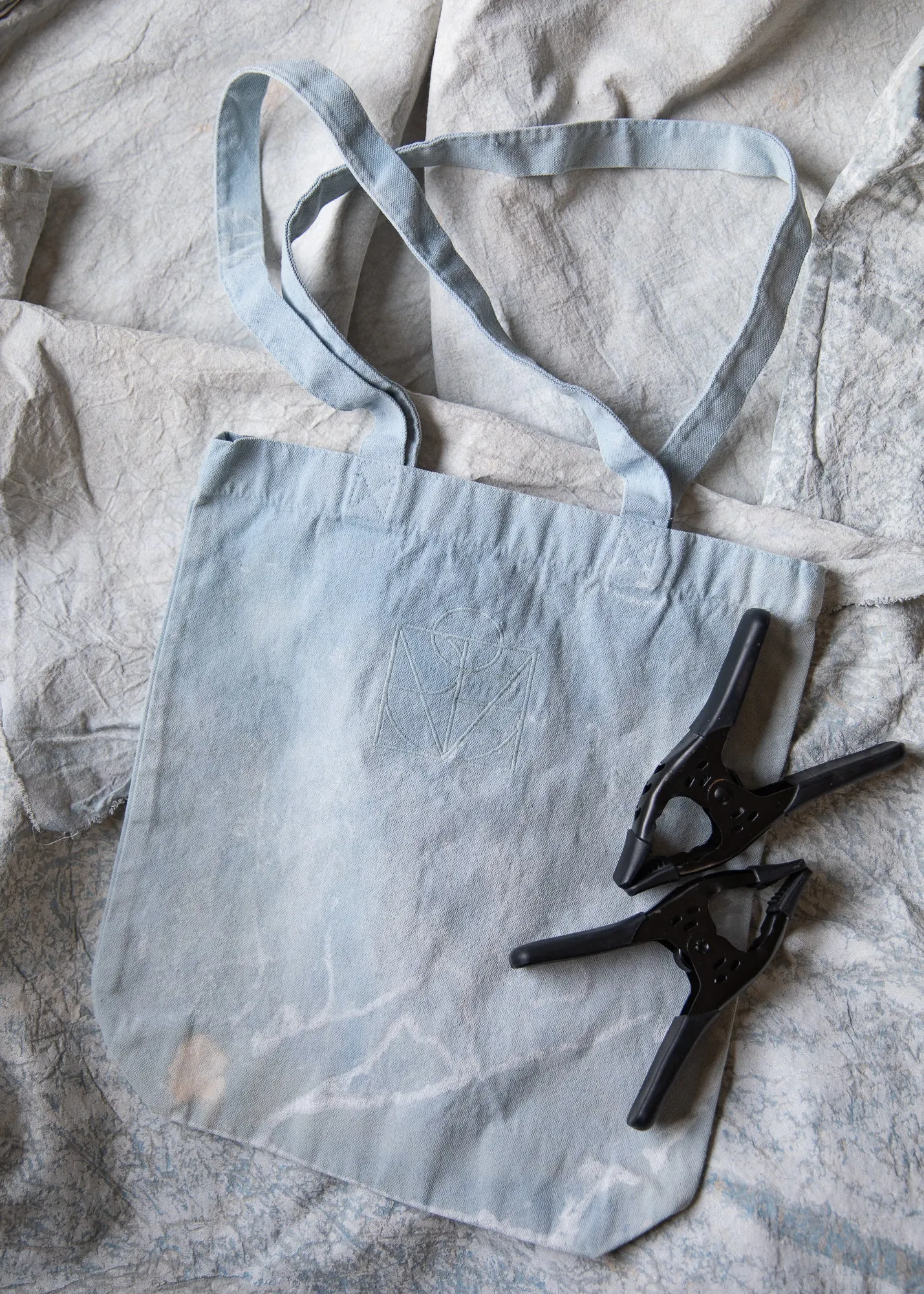 Arctic Frost- 5'x7' Weathered Muslin Backdrop in a Bag
