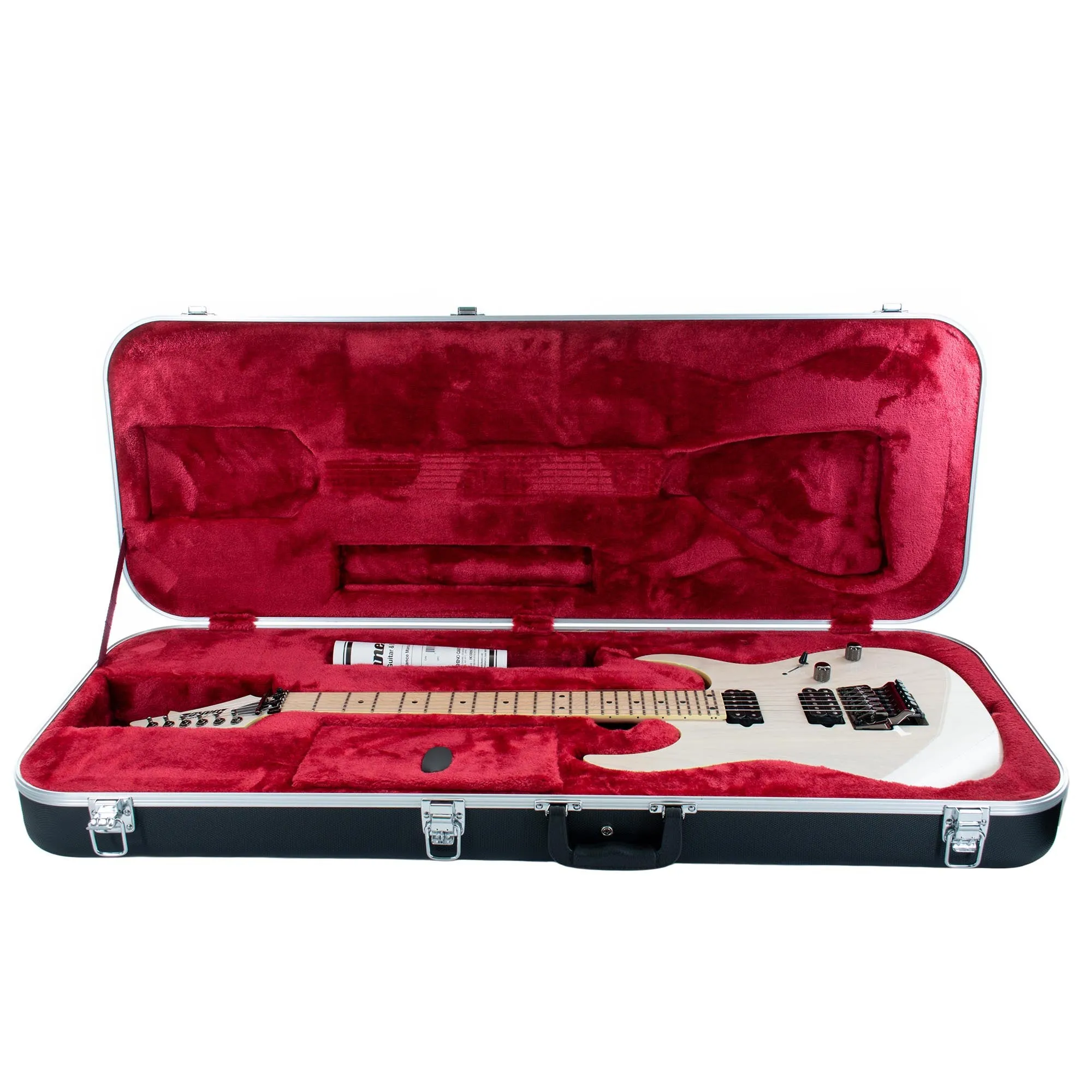 Ibanez RG652AHM RG Prestige Electric Guitar, Antique White Blonde With Case