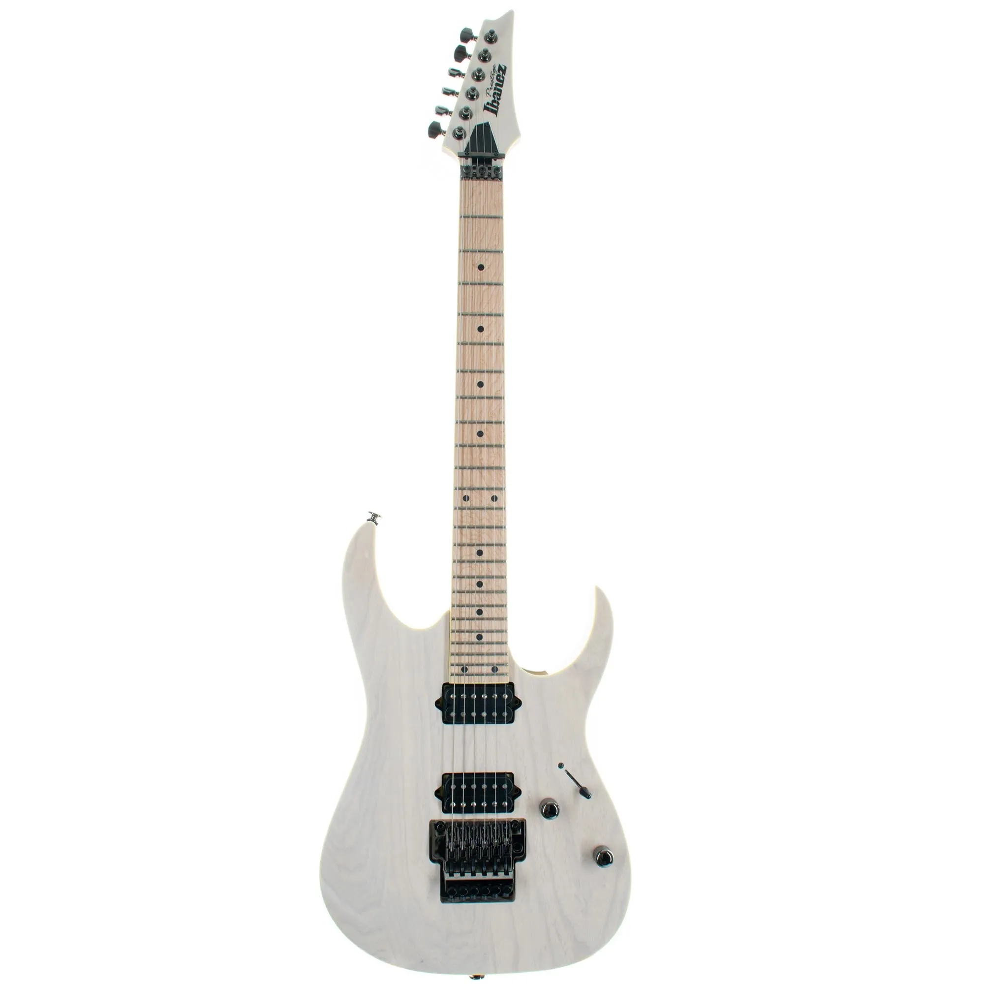 Ibanez RG652AHM RG Prestige Electric Guitar, Antique White Blonde With Case