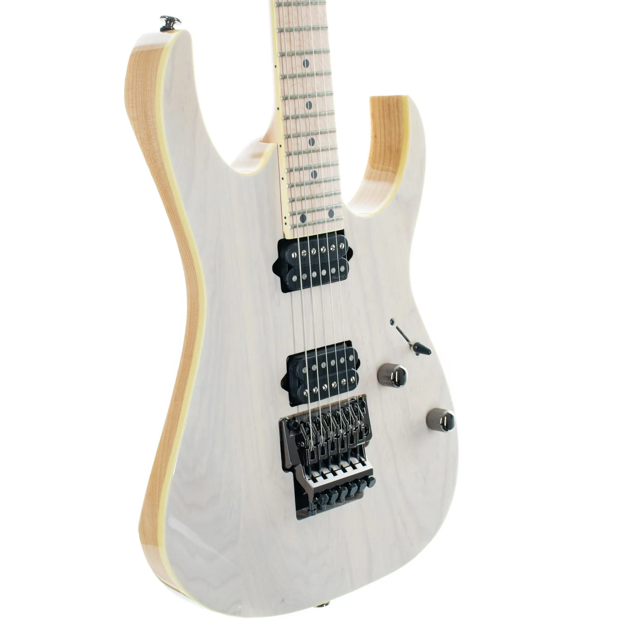 Ibanez RG652AHM RG Prestige Electric Guitar, Antique White Blonde With Case