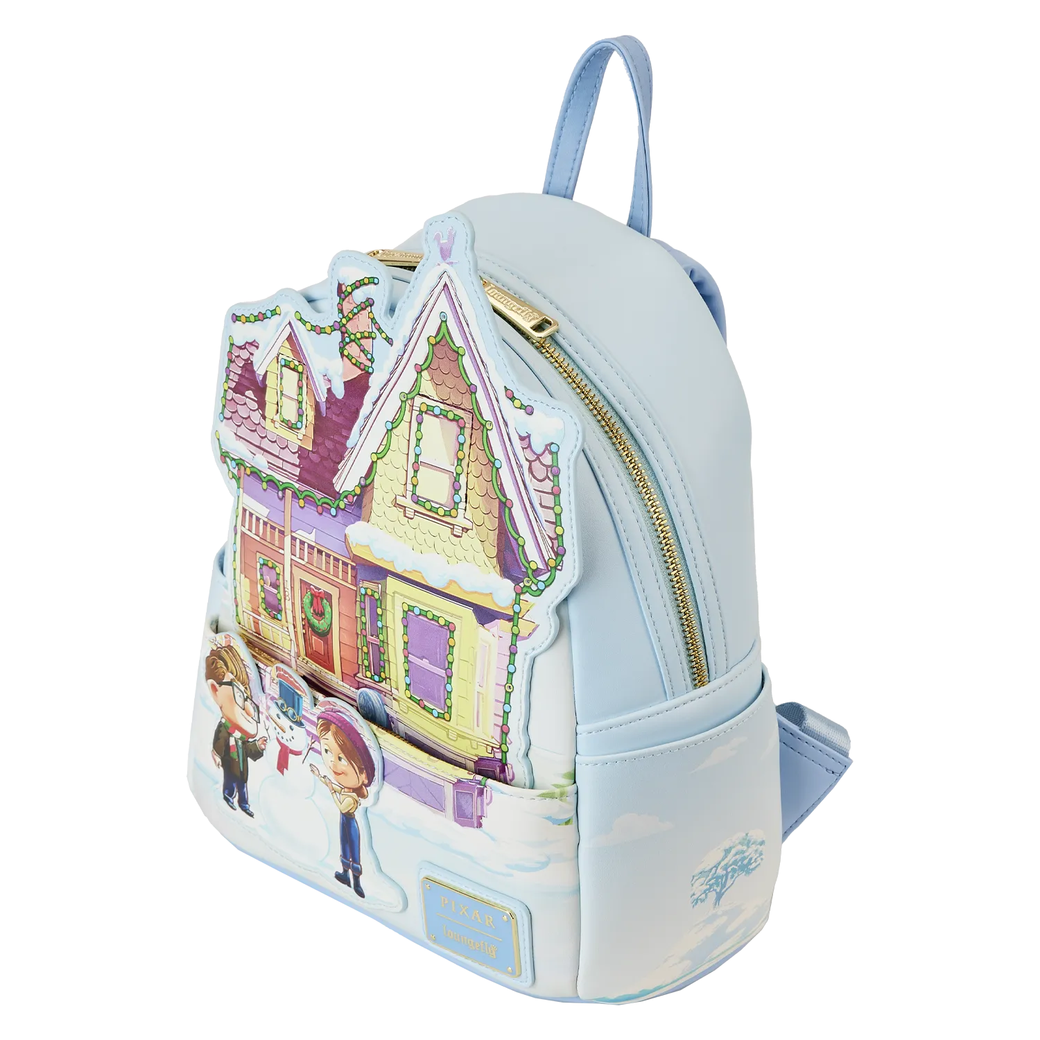 Loungefly x Disney Pixar UP House Christmas Lights Mini Backpack