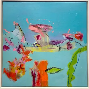Niamh Collins 'Crocosmia' Original Oil on Canvas