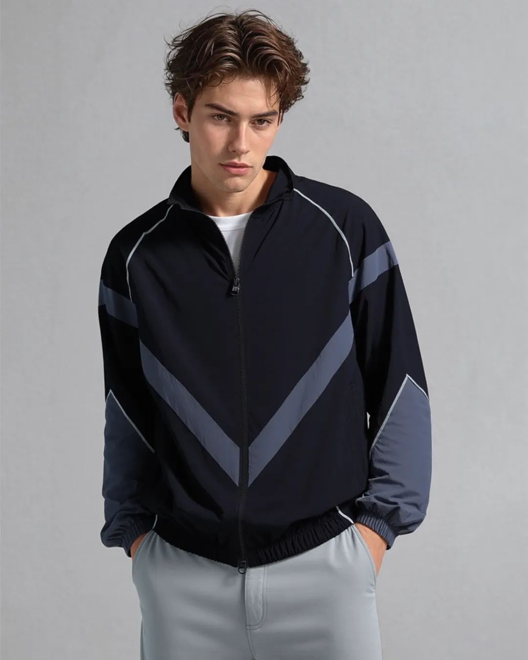Reflective | Lightweight Windbreaker Bomber Jacket