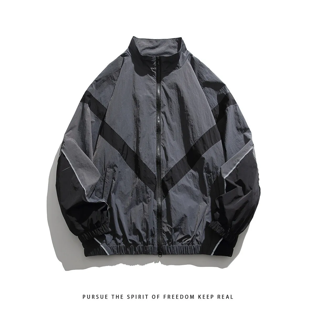 Reflective | Lightweight Windbreaker Bomber Jacket
