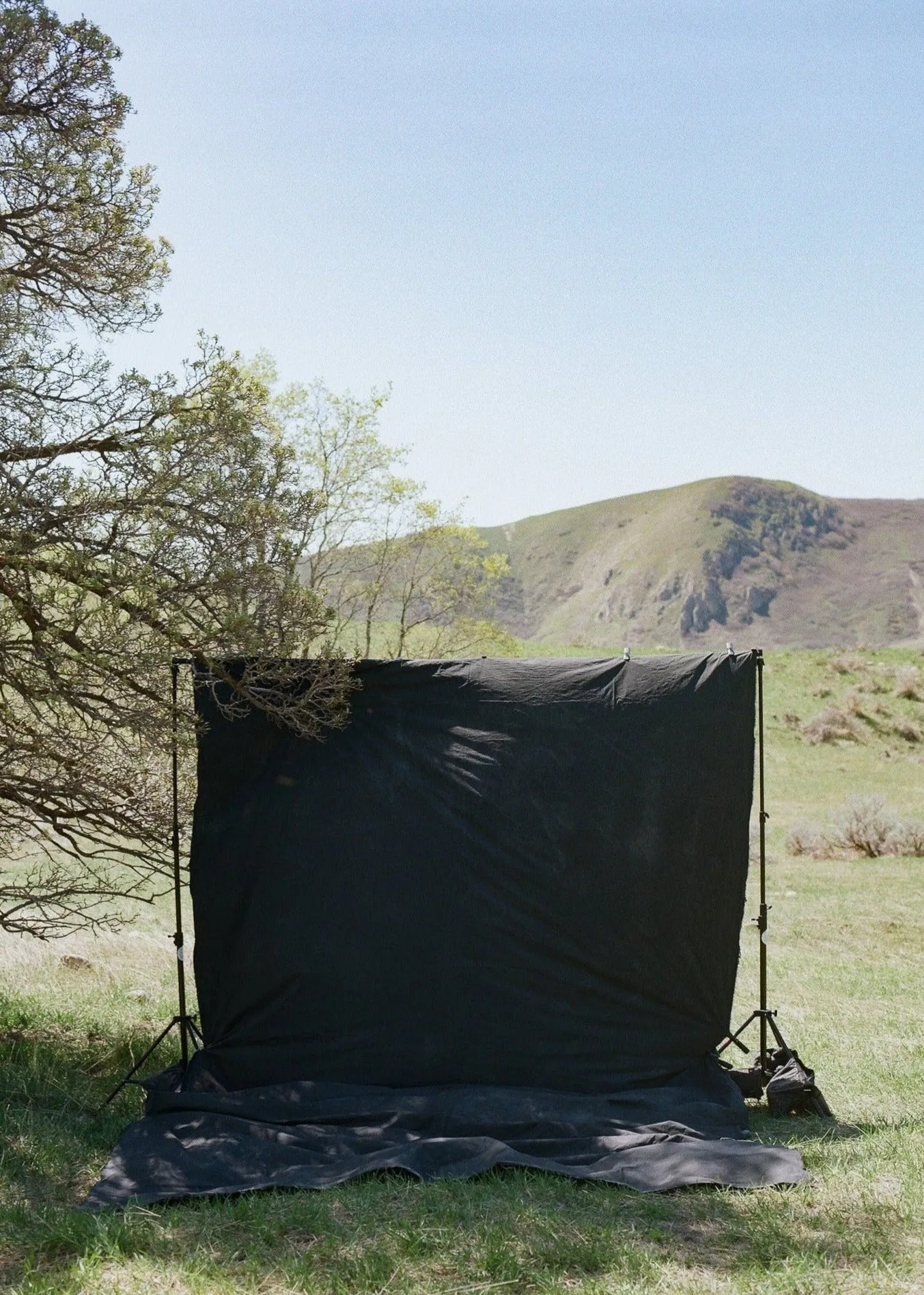 Rugged Flow #0655 !RENTAL ONLY! Hand Painted Big Muslin Backdrop
